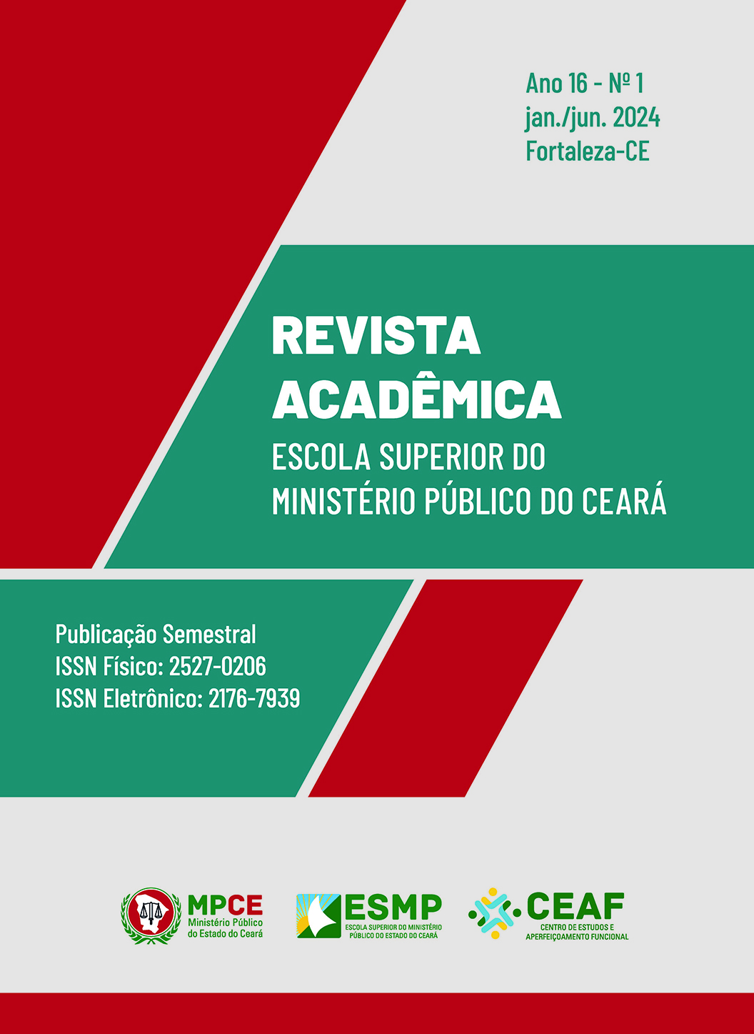 					Visualizar v. 16 n. 1 (2024): Revista Acadêmica Esola Superior do Ministério Público do Ceará
				