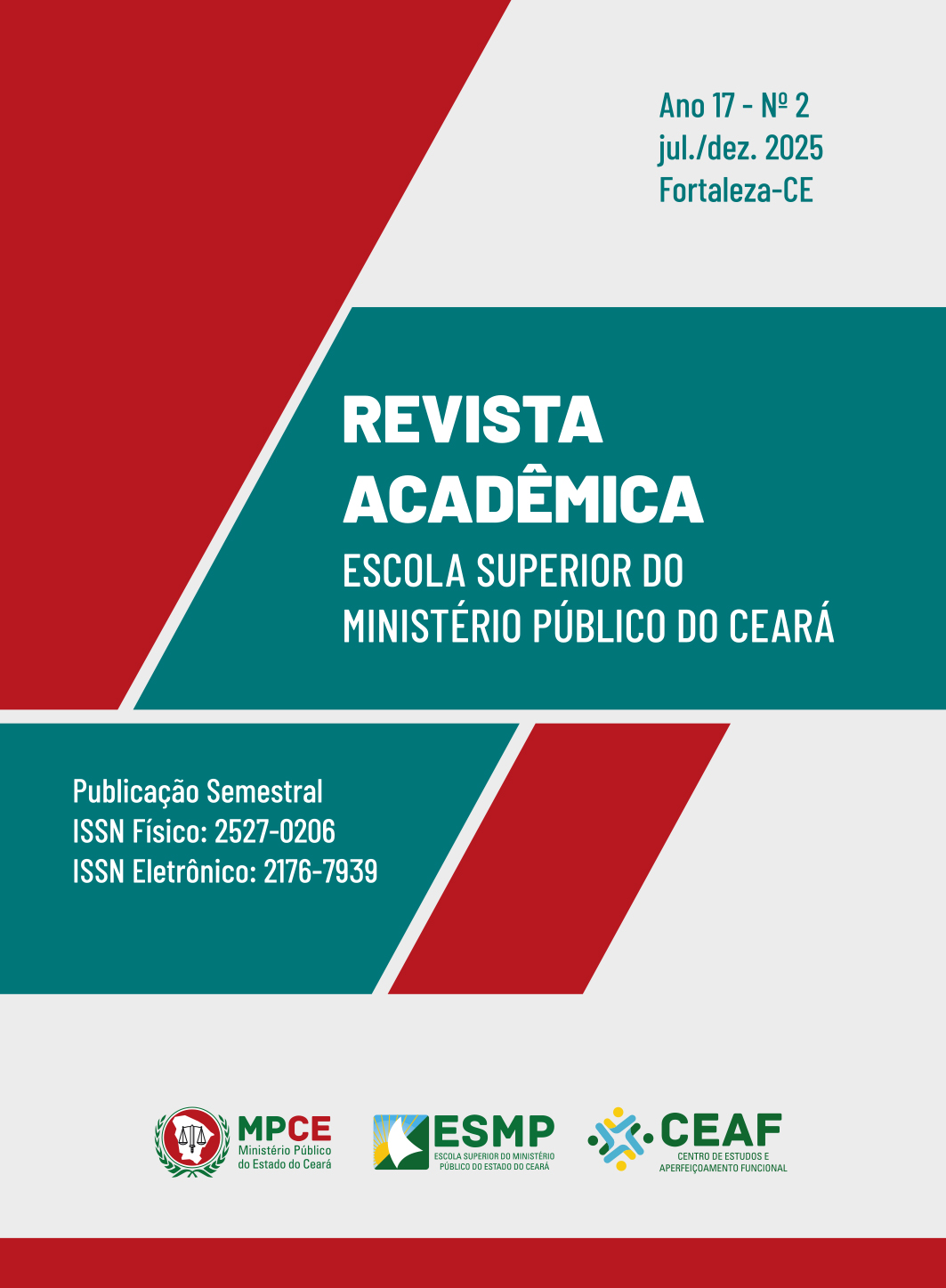 					View Vol. 17 No. 2 (2025): Revista Acadêmica Escola Superior do Ministério Público do Ceará
				